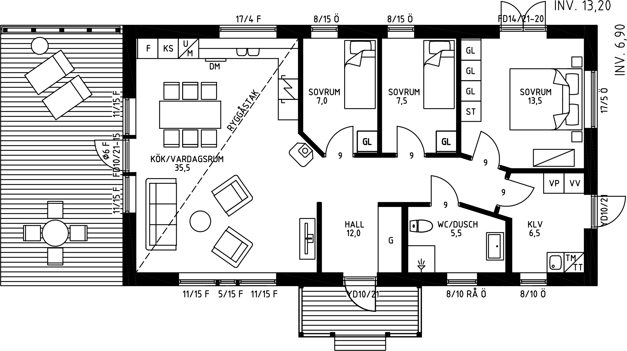 Planlösning Ekudden