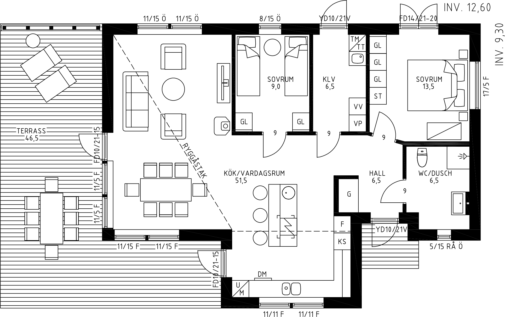 Planlösning Norrviken