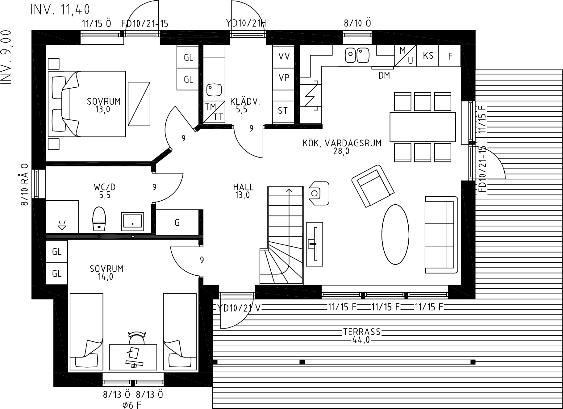 Planlösning Sjövik