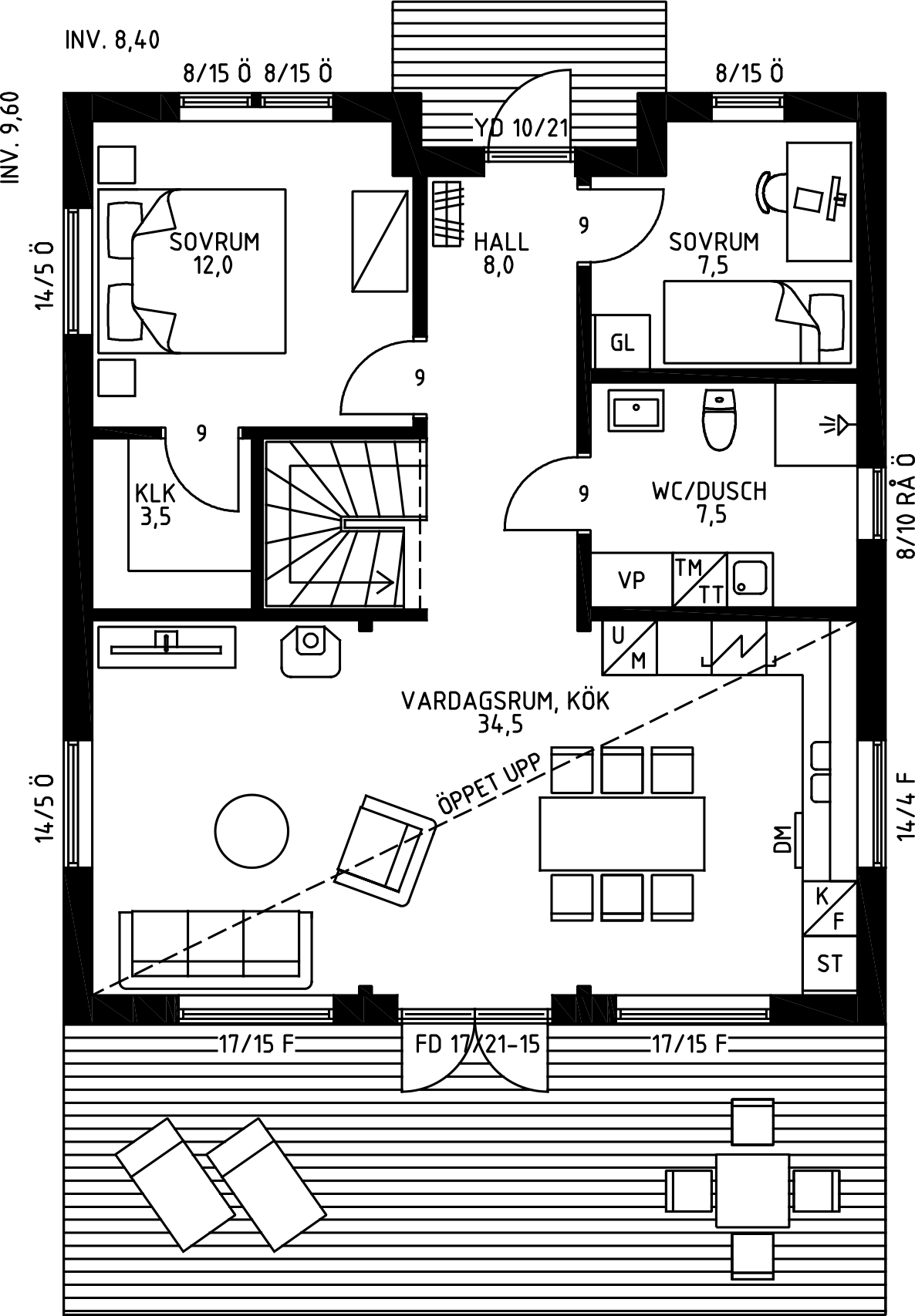 Planlösning Fjällbacka