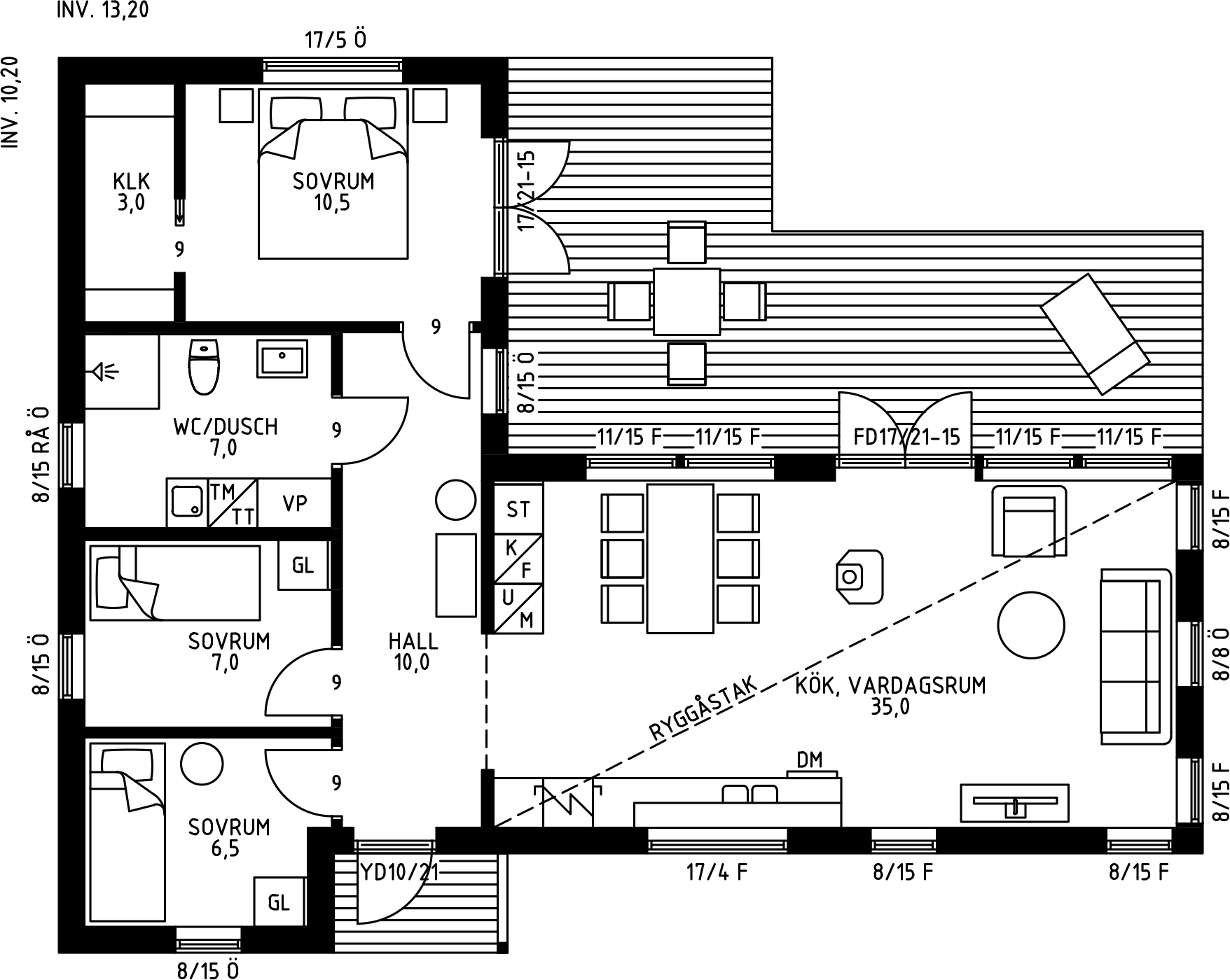 Planlösning Falsterbo