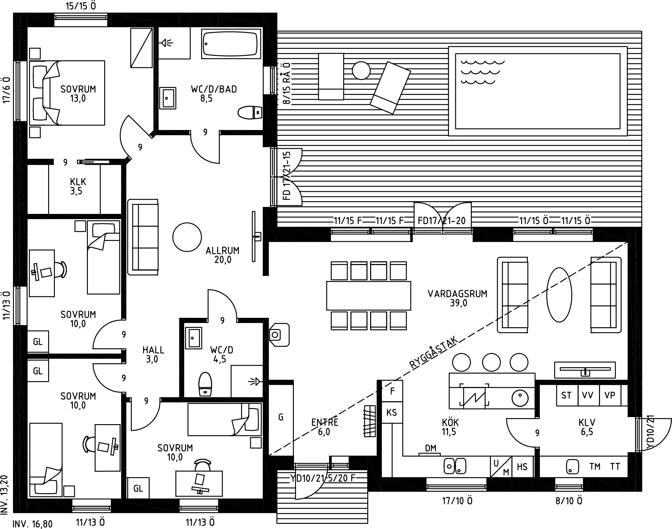 Planlösning Västervik
